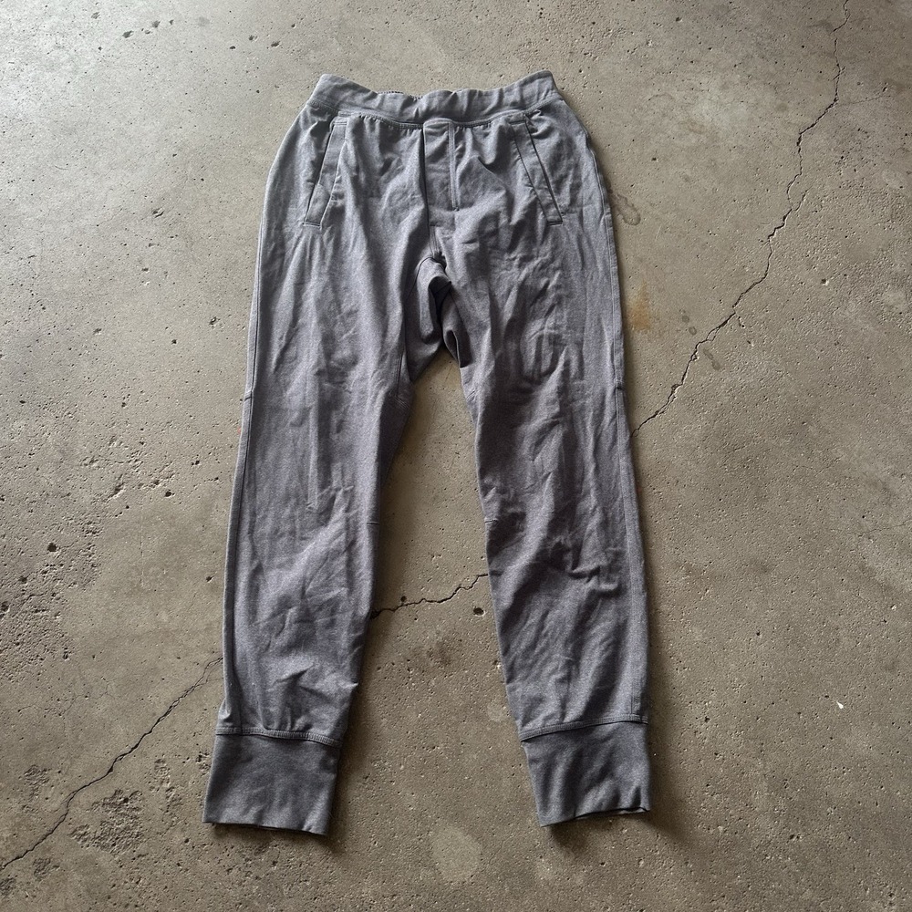 Lululemon Pants Mens Medium Gray Jogger Sweatpants Elastic Drawstring Athletic